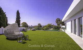 Prêt à emménager, villa moderne neuve à vendre, proche de la Golf Valley, Benahavis, Marbella 14630 