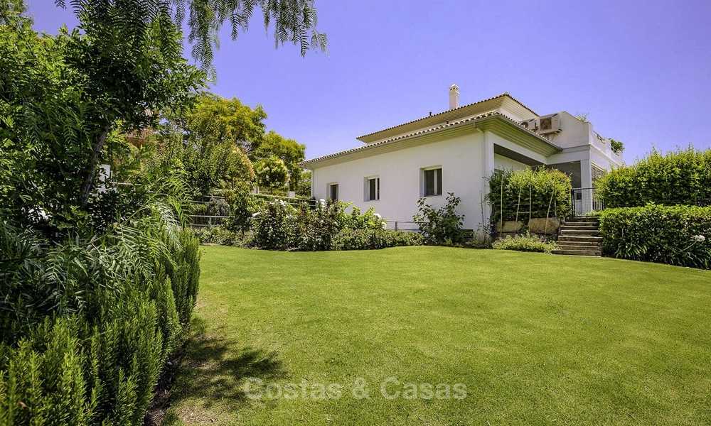 Elégante et très spacieuse villa moderne/classique à vendre sur un golf à Elviria, l'est de Marbella 14899