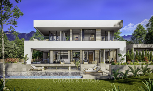 Magnifique villa moderne-contemporaine avec vue sur la mer à vendre dans un complexe de golf de luxe, Mijas, Costa del Sol 16351