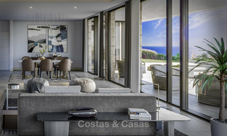 Magnifique villa moderne-contemporaine avec vue sur la mer à vendre dans un complexe de golf de luxe, Mijas, Costa del Sol 16354 