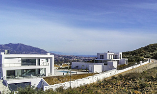 Magnifique villa moderne-contemporaine avec vue sur la mer à vendre dans un complexe de golf de luxe, Mijas, Costa del Sol 16355 