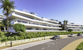 Appartements et penthouses élégants, neufs et modernes, avec une vue imprenable sur la mer à vendre, à quelques minutes à pied de la plage, Estepona 14991 