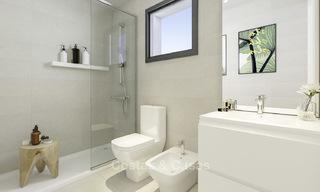 Appartements et penthouses élégants, neufs et modernes, avec une vue imprenable sur la mer à vendre, à quelques minutes à pied de la plage, Estepona 14998 