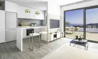 Appartements et penthouses élégants, neufs et modernes, avec une vue imprenable sur la mer à vendre, à quelques minutes à pied de la plage, Estepona 14999 