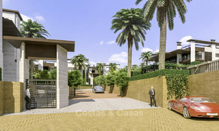 Nouvelles villas de luxe contemporaines à vendre, à quelques minutes à pied de Puerto Banus, Marbella 15299 