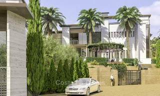 Nouvelles villas de luxe contemporaines à vendre, à quelques minutes à pied de Puerto Banus, Marbella 15301 