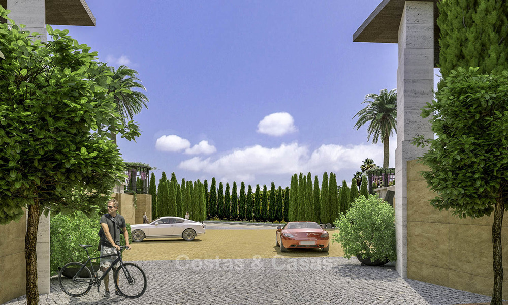 Nouvelles villas de luxe contemporaines à vendre, à quelques minutes à pied de Puerto Banus, Marbella 15304
