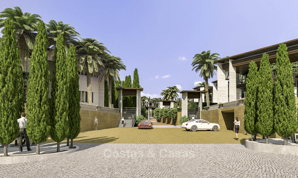 Nouvelles villas de luxe contemporaines à vendre, à quelques minutes à pied de Puerto Banus, Marbella 15308