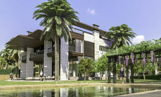 Nouvelles villas de luxe contemporaines à vendre, à quelques minutes à pied de Puerto Banus, Marbella 15309 