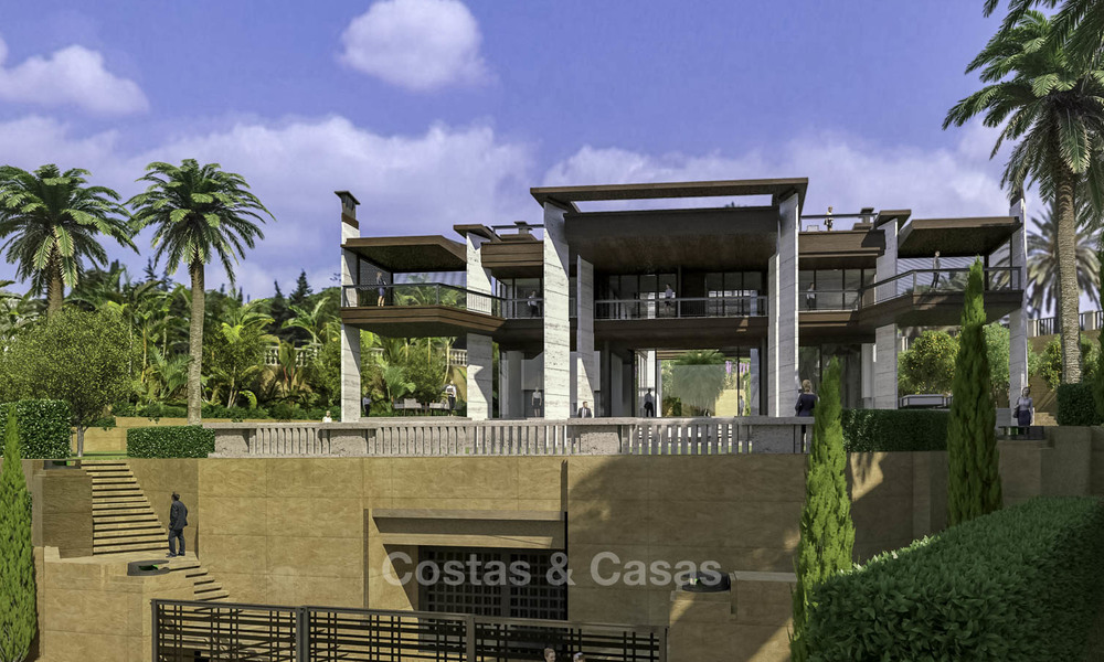 Nouvelles villas de luxe contemporaines à vendre, à quelques minutes à pied de Puerto Banus, Marbella 15315