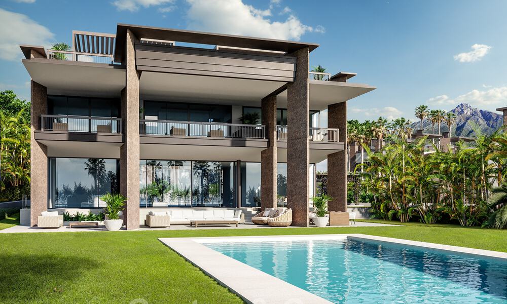 Nouvelles villas de luxe contemporaines à vendre, à quelques minutes à pied de Puerto Banus, Marbella 29466