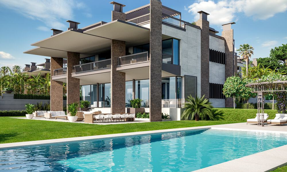 Nouvelles villas de luxe contemporaines à vendre, à quelques minutes à pied de Puerto Banus, Marbella 29468