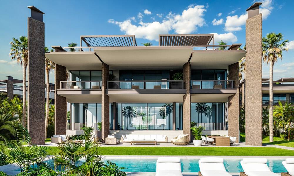 Nouvelles villas de luxe contemporaines à vendre, à quelques minutes à pied de Puerto Banus, Marbella 29469