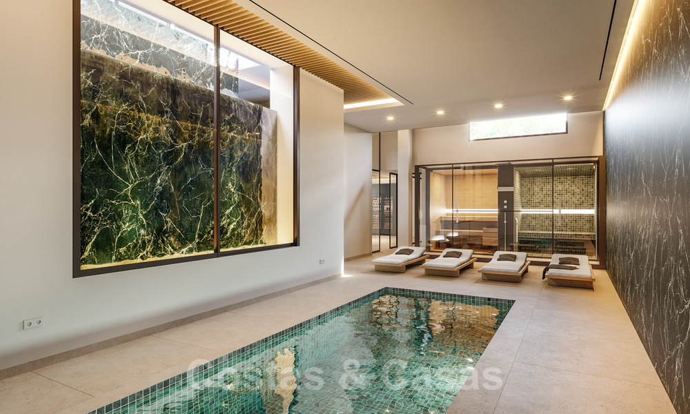 Nouvelles villas de luxe contemporaines à vendre, à quelques minutes à pied de Puerto Banus, Marbella 29472