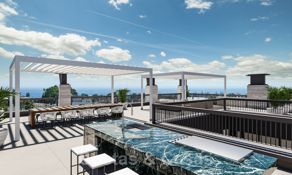 Nouvelles villas de luxe contemporaines à vendre, à quelques minutes à pied de Puerto Banus, Marbella 29474