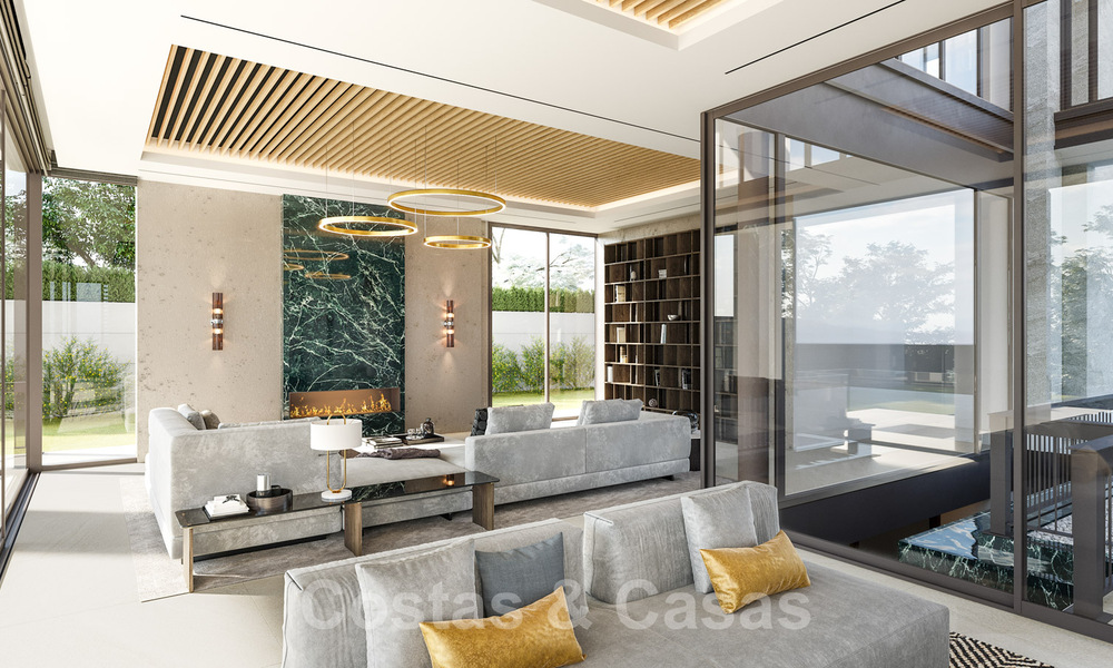 Nouvelles villas de luxe contemporaines à vendre, à quelques minutes à pied de Puerto Banus, Marbella 29475
