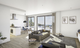 Appartements neufs modernes avec vue sur la mer à vendre, à distance de marche de la plage et des commodités, Estepona 15373 