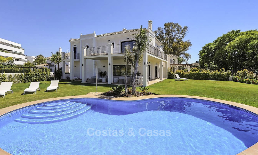 Villa de luxe moderne méditerranéenne, à deux pas de la plage à vendre, prête à emménager, San Pedro, Marbella 15498
