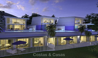 Très élégantes, villas de luxe avec vue panoramique sur la mer à vendre, Benalmadena, Costa del Sol 16716 