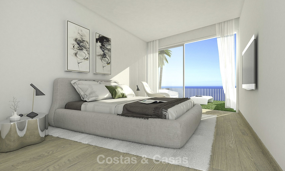 Très élégantes, villas de luxe avec vue panoramique sur la mer à vendre, Benalmadena, Costa del Sol 16717