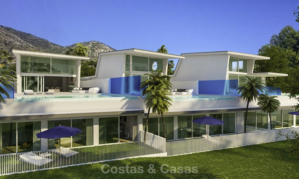 Très élégantes, villas de luxe avec vue panoramique sur la mer à vendre, Benalmadena, Costa del Sol 16718