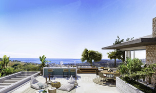 Des villas de luxe modernes avec vue mer spectaculaire à vendre, dans un prestigieux complexe de golf à Estepona. 16699 