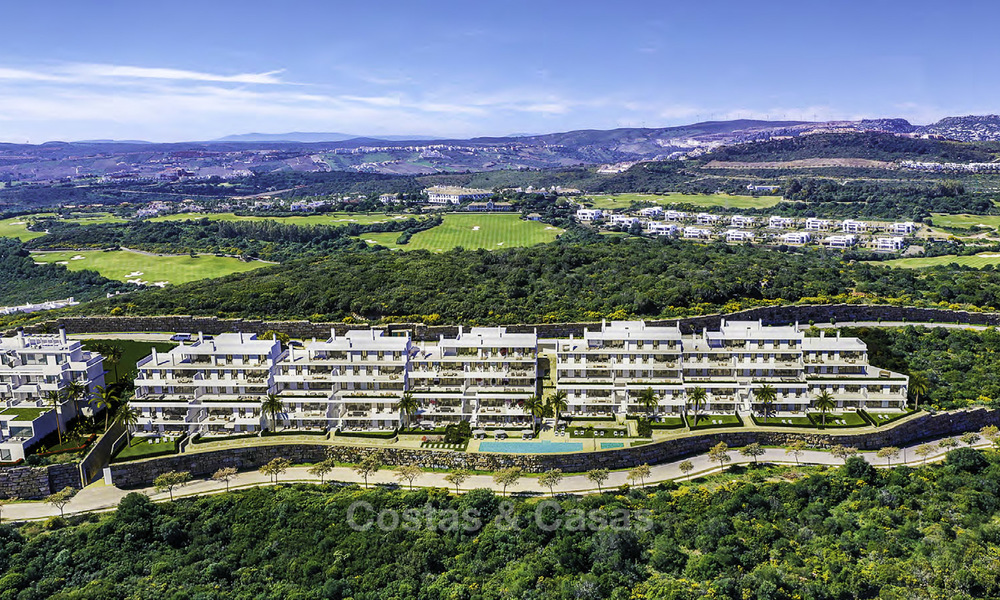 Appartements et penthouses contemporains avec vue mer à vendre dans l'une des meilleures stations de golf de la région, Casares, Costa del Sol. 16706