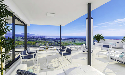 Appartements et penthouses contemporains avec vue mer à vendre dans l'une des meilleures stations de golf de la région, Casares, Costa del Sol. 16707