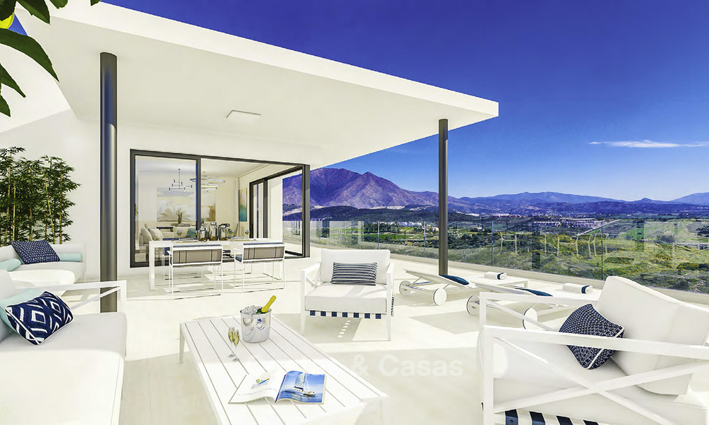 Appartements et penthouses contemporains avec vue mer à vendre dans l'une des meilleures stations de golf de la région, Casares, Costa del Sol. 16710