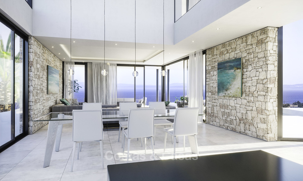 Exquise villa moderne-contemporaine avec vue sur la mer à vendre dans une station de golf à Mijas, Costa del Sol 16356