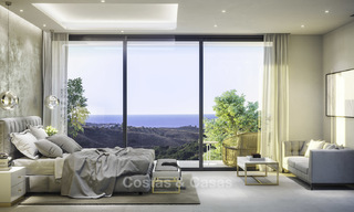 Exquise villa moderne-contemporaine avec vue sur la mer à vendre dans une station de golf à Mijas, Costa del Sol 16359 