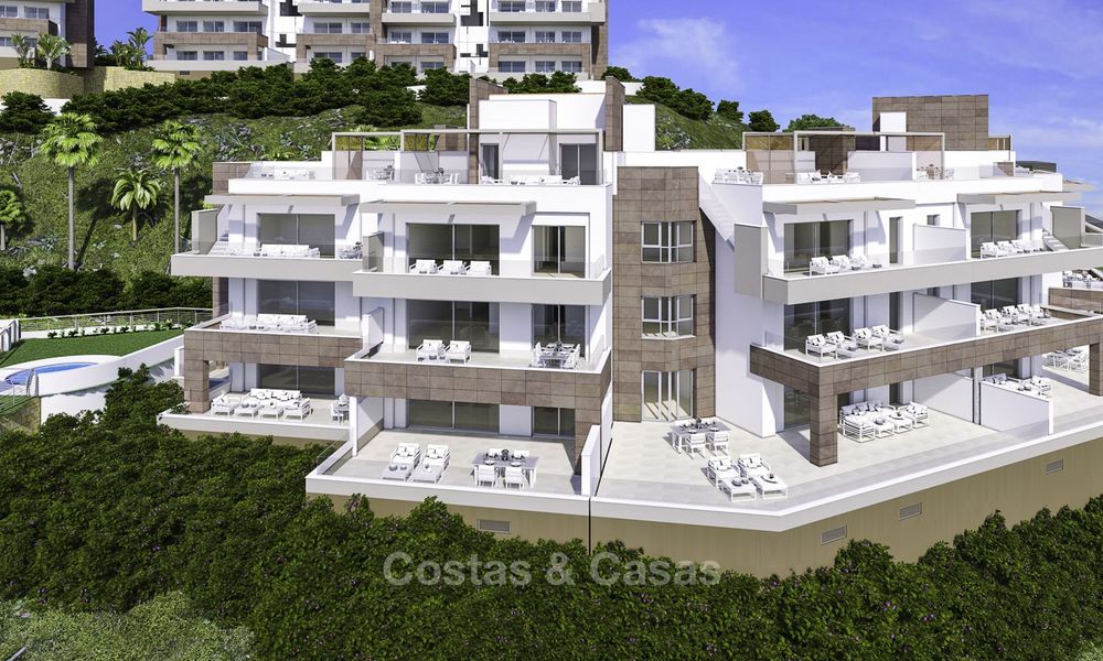 Appartements et penthouses de luxe modernes à vendre dans une station de golf réputée à Mijas, Costa del Sol 16654