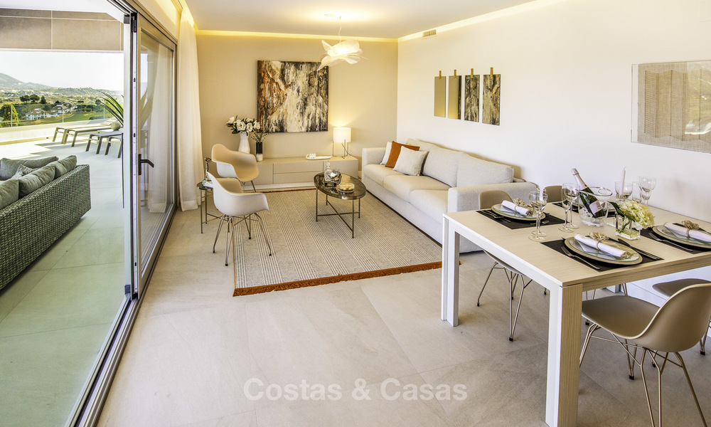 Appartements et penthouses de luxe modernes à vendre dans une station de golf réputée à Mijas, Costa del Sol 16667