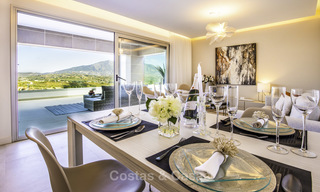 Appartements et penthouses de luxe modernes à vendre dans une station de golf réputée à Mijas, Costa del Sol 16668 