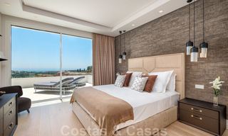 Belle villa de luxe contemporaine avec vue mer et montagne à vendre, Benahavis, Marbella 27999 