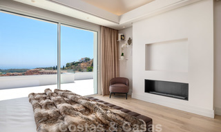 Belle villa de luxe contemporaine avec vue mer et montagne à vendre, Benahavis, Marbella 28009 