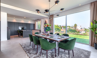 Belle villa de luxe contemporaine avec vue mer et montagne à vendre, Benahavis, Marbella 28030 