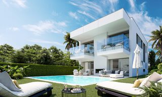 Nouvelles villas de style moderne à vendre, à distance de marche de la plage, Puerto Banus, Marbella. DERNIÈRE VILLA ! 36564 