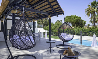 Villa impressionnante et luxueuse de design contemporain à vendre, prête à emménager, Nueva Andalucia, Marbella. Prix réduit. 16145 