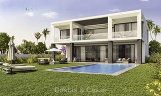 Nouvelles villas de luxe exceptionnelles à vendre, à quelques pas de la plage, Puerto Banus, Marbella 16201 