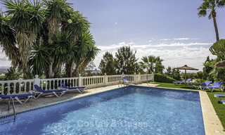 Spacieuse maison de ville en première ligne de golf à vendre avec vue superbe sur la mer, Benahavis, Marbella 16339 