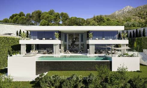 Exceptionnelle villa de luxe avant-gardiste avec vue imprenable sur la mer à vendre, Benahavis - Marbella 16363
