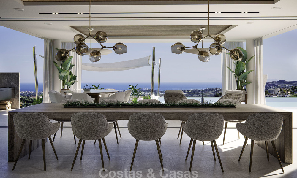 Exceptionnelle villa de luxe avant-gardiste avec vue imprenable sur la mer à vendre, Benahavis - Marbella 16367