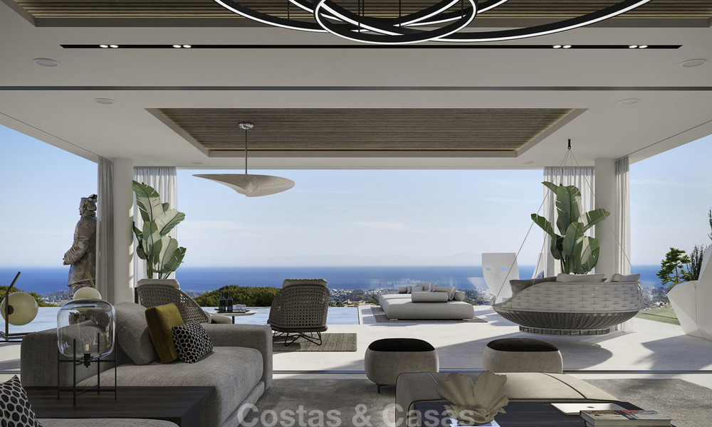 Exceptionnelle villa de luxe avant-gardiste avec vue imprenable sur la mer à vendre, Benahavis - Marbella 16373