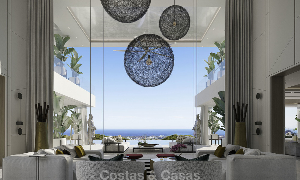 Exceptionnelle villa de luxe avant-gardiste avec vue imprenable sur la mer à vendre, Benahavis - Marbella 16375