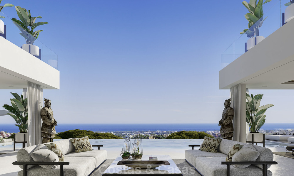 Exceptionnelle villa de luxe avant-gardiste avec vue imprenable sur la mer à vendre, Benahavis - Marbella 16380