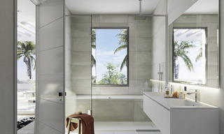 Nouvelles villas de luxe modernes avec vue sur la mer à vendre, dans une prestigieuse station de golf à Marbella Est 16432 