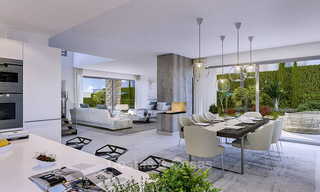 Villa neuve de luxe moderne et exclusive à vendre dans le Triangle d'Or de Marbella 16809 