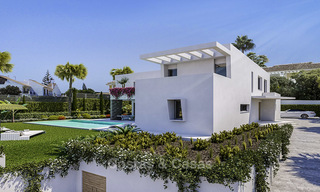 Villa neuve de luxe moderne et exclusive à vendre dans le Triangle d'Or de Marbella 16812 