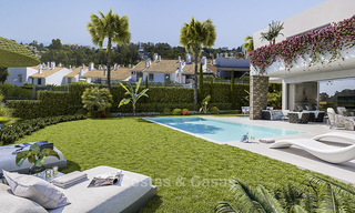 Villa neuve de luxe moderne et exclusive à vendre dans le Triangle d'Or de Marbella 16813 